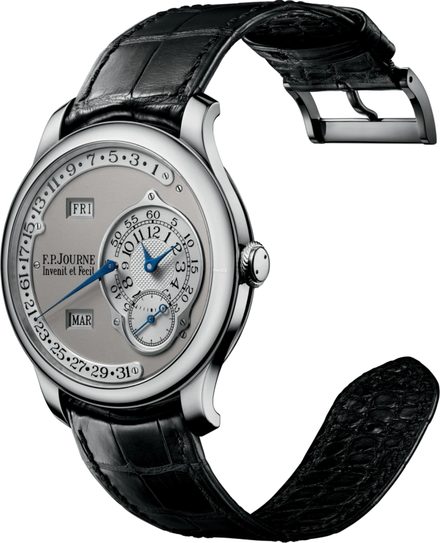 FP Journe,Octa 38mm,38mm,Platinum,Grey,Automatic,Annual Calendar,Month,Date,Day,Sapphire,Crystal Glass,Round,1300,1300.3 Retro Octa Calendrier G 0