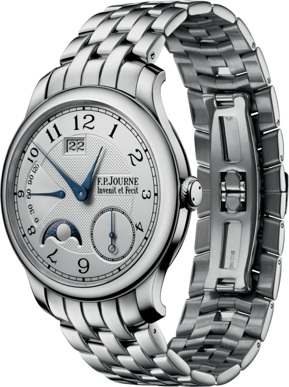 FP Journe,Octa 38mm,38mm,Platinum,Grey,Automatic,Moonphase,Power Reserve Indicator,Big Date,1300,1300.3 AutoLune OR PI G