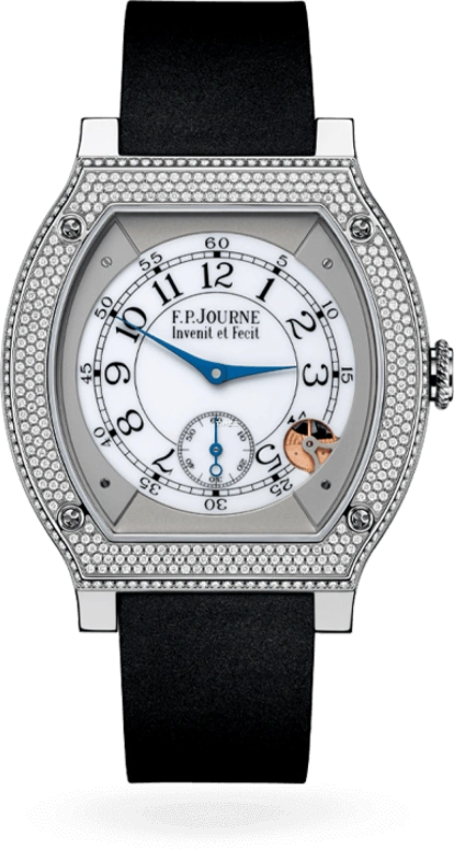 FP Journe,ELEGANTE 48x40mm,48x40mm,Titanium,White,Processor,Tonneau,Silver,1210 EL TIT CTC Principale