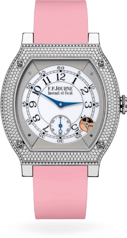 FP Journe,ELEGANTE 48x40mm,48x40mm,Titanium,White,Processor,Tonneau,Silver,1210 EL TIT CTC Principale