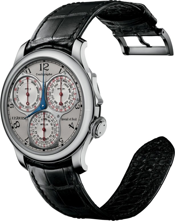 FP Journe,Souveraine 40mm,40mm,Platinum,Grey,Handwound,Chronograph,Sapphire,Crystal Glass,1506 Centigraphe Platine G