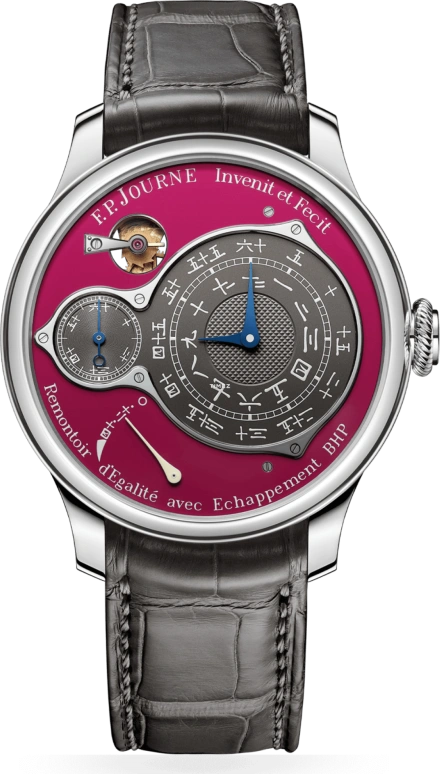 FP Journe FONDATION PRINCE ALBERT II 1510 CO PT Cuir Gris FB P Albert II Principale Face