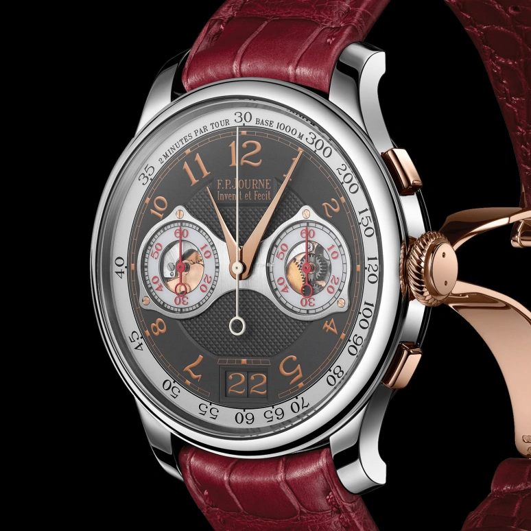 FP Journe,TOKYO BOUTIQUE ANNIVERSAIRE 40mm,40mm,Titanium Gold,Grey,Handwound,Chronograph,Flyback,1518,1518.2 FB hd