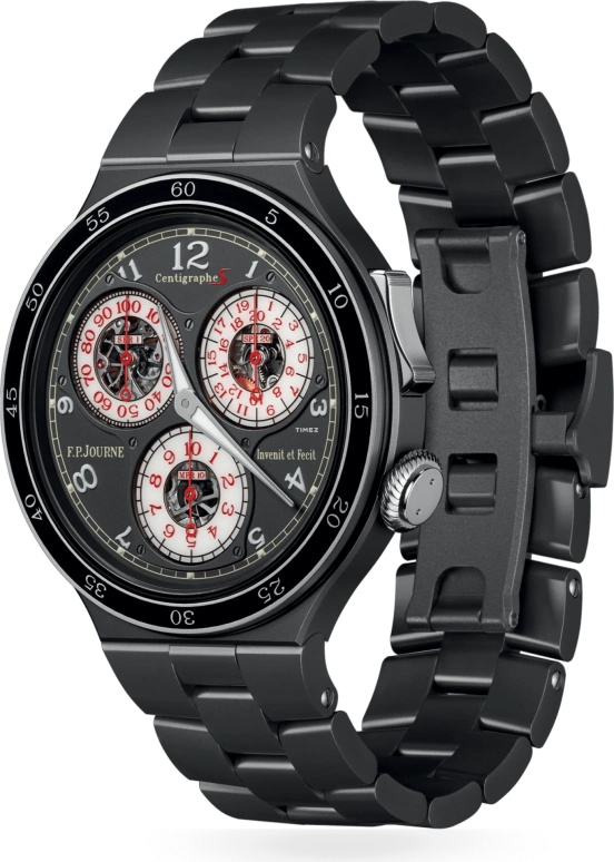 FP Journe,LINESPORT 44mm,44mm,Titanium,Black,Handwound,Chronograph,Sapphire,Crystal Glass,1506 CTS2 Gris HD Facee