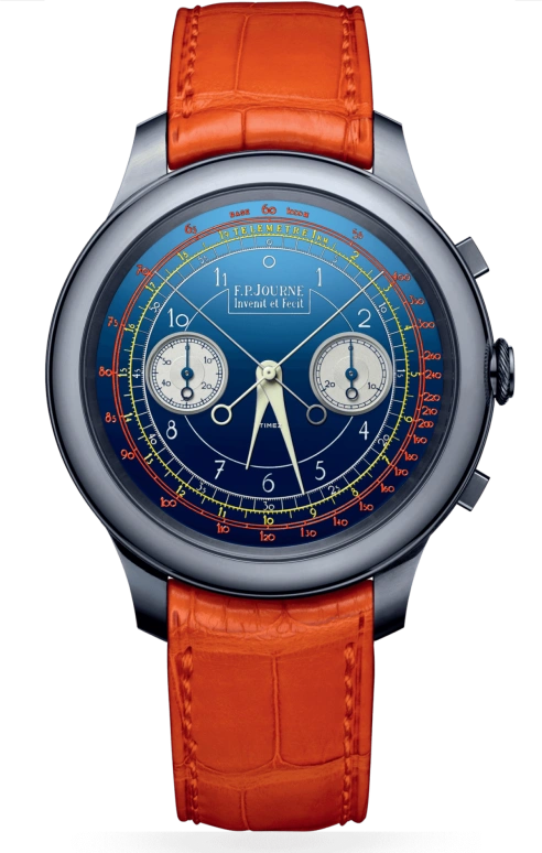 FP Journe ONLY WATCH 1517 CM TT Cuir Orange OW Principale Face
