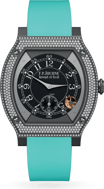 FP Journe,ELEGANTE 48x40mm,48x40mm,Titanium,Black,Processor,Sapphire,Crystal Glass,Tonneau,1210 ELH Titalyt Cadran CTC FB 2023
