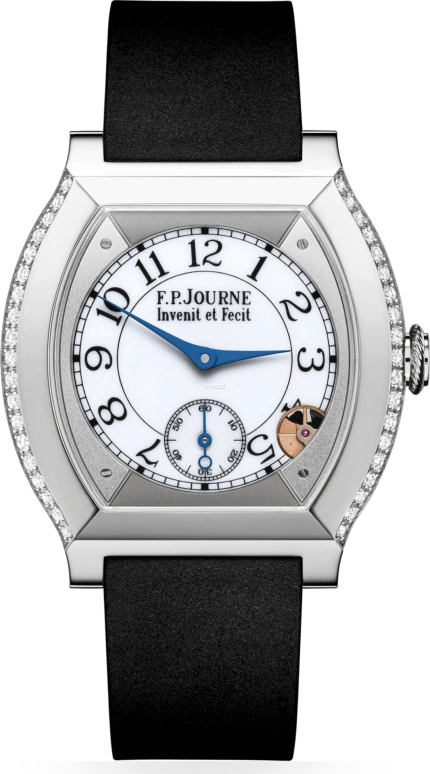 FP Journe,ELEGANTE 40x35mm,40x35mm,Titanium,White,Quartz,Sapphire,Crystal Glass,Tonneau,1210 EL TIT CTC Blanc 1 FB