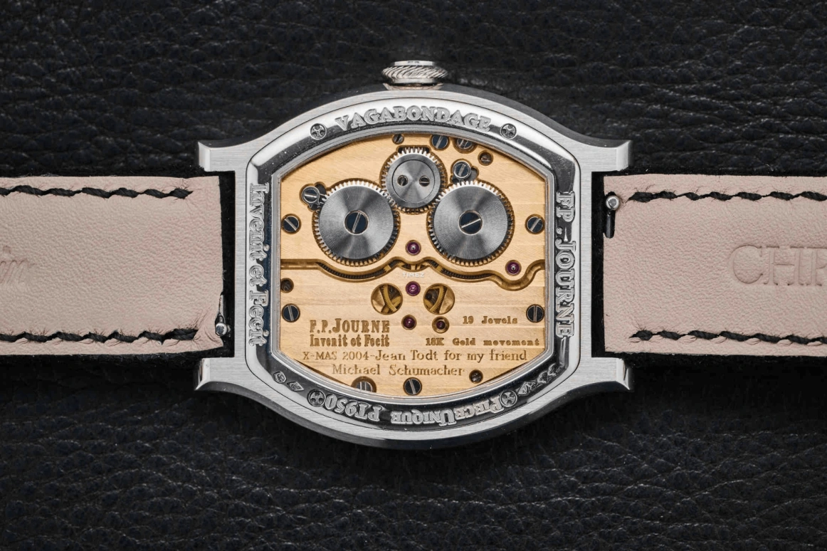 FP Journe,Other ,Platinum,Red,Handwound,Tonneau,Silver,Michael Schumacher,Vagabondage 1