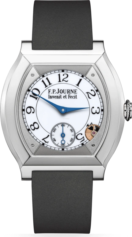 FP Journe,ELEGANTE 40x35mm,40x35mm,Titanium,White,Quartz,Sapphire,Crystal Glass,Tonneau,Reece James,1210 EL TIT CTC Blanc FB