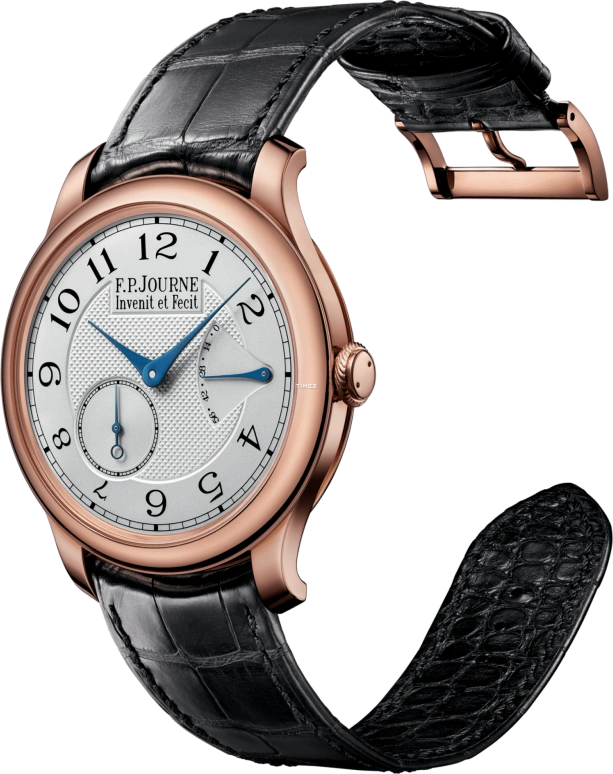 FPJourne,CLASSIQUE 40毫米,40毫米,玫瑰金,灰色,手動上弦,動力儲存指示,藍寶石,水晶玻璃,1304 Co Souveraine Cuir OR G