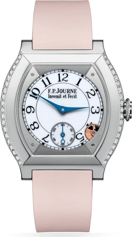 FP Journe,ELEGANTE 40x35mm,40x35mm,Titanium,White,Quartz,Sapphire,Crystal Glass,Tonneau,1210 EL TIT CTC Blanc 1 FB