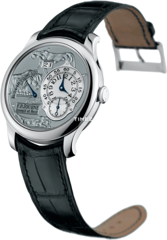 FP Journe,IRP GALA 40mm,40mm,Platinum,Silver,Automatic,Day,In-house Caliber,1300,1300.3 OR Guepard PT Cuir Principale