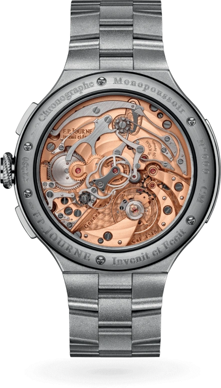 FP Journe,LINESPORT 44mm,44mm,Platinum,Blue,Handwound,Chronograph,Rattrapante,Big Date,1518 CM Platine HD 0 2023