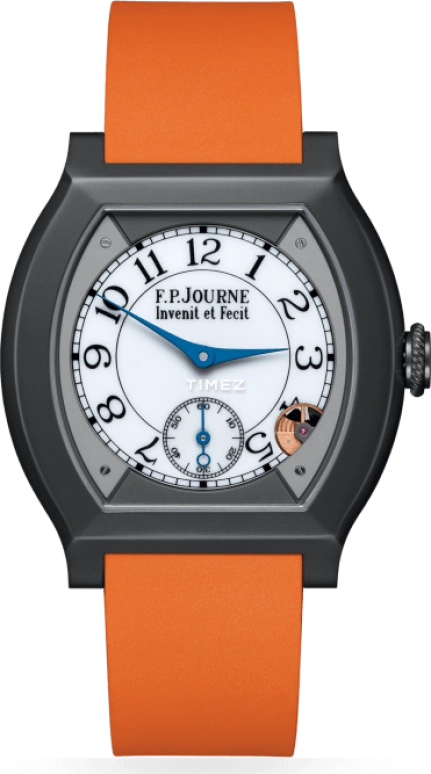 F.P.Journe,ÉLÉGANTE 40x35毫米,40x35毫米,钛,白色,石英,酒桶形,1210 EL Titalyt CTC Blanc FB