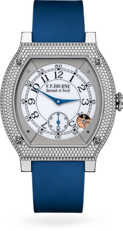 FP Journe,ELEGANTE 48x40mm,48x40mm,Titanium,White,Processor,Tonneau,Silver,1210 EL TIT CTC Principale