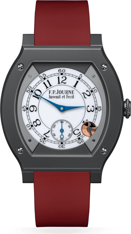 FP Journe,ELEGANTE 48x40mm,48x40mm,Titanium,White,Quartz,Sapphire,Crystal Glass,Tonneau,1210 ELH Titalyt CTC Blanc FB Collection