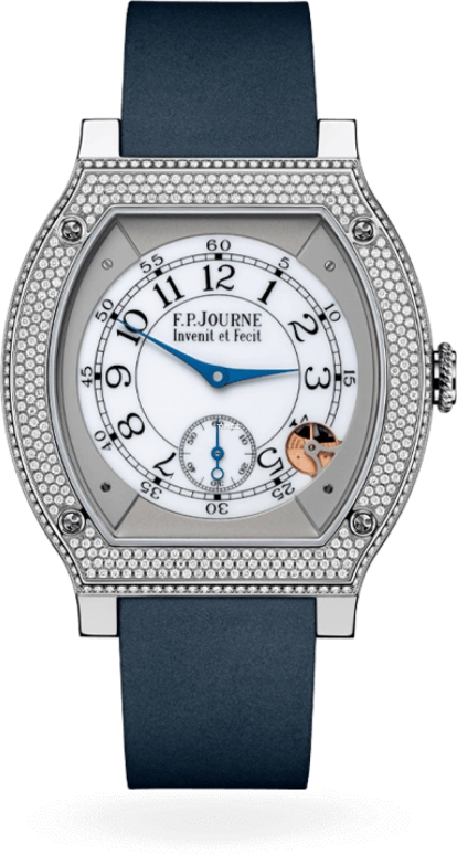 FP Journe,ELEGANTE 48x40mm,48x40mm,Titanium,White,Processor,Tonneau,Silver,1210 EL TIT CTC Principale