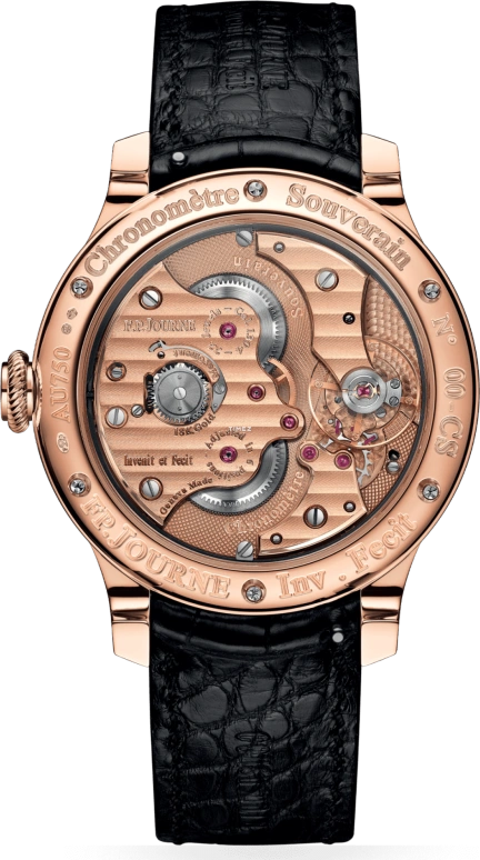 FPJourne,CLASSIQUE 40毫米,40毫米,玫瑰金,灰色,手動上弦,動力儲存指示,藍寶石,水晶玻璃,1304 Co Souveraine Cuir OR G
