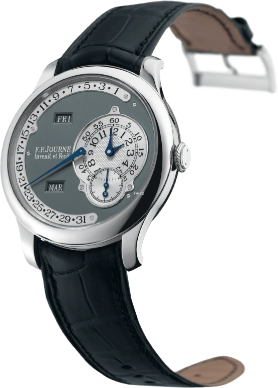 FP Journe,RUTHENIUM 40mm,40mm,Platinum,Grey,Silver,Automatic,Month,Date,Day,Power Reserve Indicator,Sapphire,Crystal Glass,Round,1300 OCTA 20CALENDRIER 1