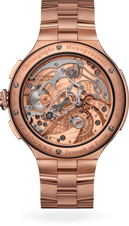 FP Journe,LINESPORT 44mm,44mm,Rose Gold,Grey,Handwound,Chronograph,Rattrapante,Big Date,1518 CM OR Face 2023