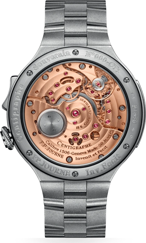 FP Journe,LINESPORT 44mm,44mm,Platinum,Blue,Handwound,Chronograph,Sapphire,Crystal Glass,1506 CT2 PT HD Face 1 0
