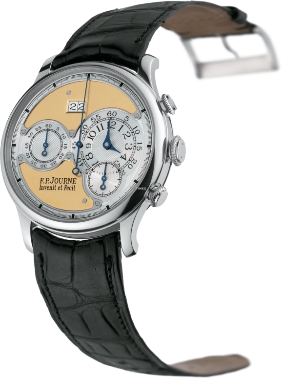 FP Journe,BRASS 38mm,38mm,Platinum,Yellow,Silver,Automatic,Chronograph,Big Date,1300 C PT Jaune Principale