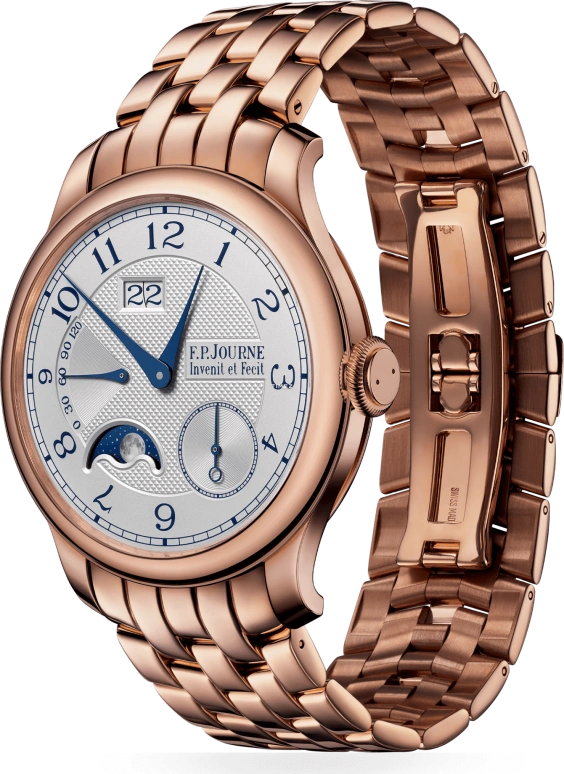 FP Journe,CLASSIQUE 40mm,40mm,Rose Gold,Silver,Automatic,Moonphase,Power Reserve Indicator,Big Date,1300,1300.3 AL2 C OR F