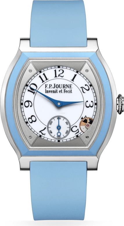 FP Journe,ELEGANTE 40x35mm,40x35mm,Titanium Gold,White,Quartz,Sapphire,Crystal Glass,Tonneau,1210 Elegante Titane Inserts HD 0