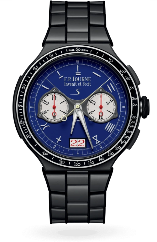 FP Journe FONDATION PRINCE ALBERT II 1518 CMS TIT Cadran Bleu Principale Face