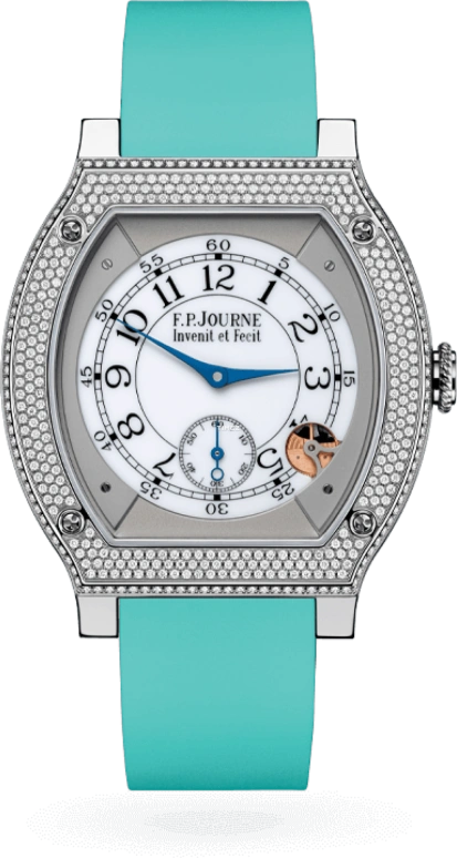 FP Journe,ELEGANTE 48x40mm,48x40mm,Titanium,White,Processor,Tonneau,Silver,1210 EL TIT CTC Principale