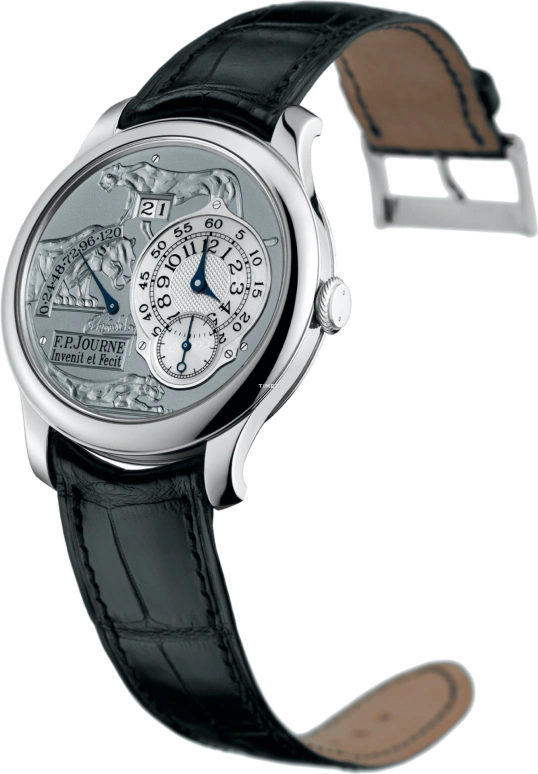 FP Journe,Octa 40mm,40mm,Platinum,Grey,Automatic,Power Reserve Indicator,Big Date,1300,1300.3 OR Guepard PT Cuir Principale Face