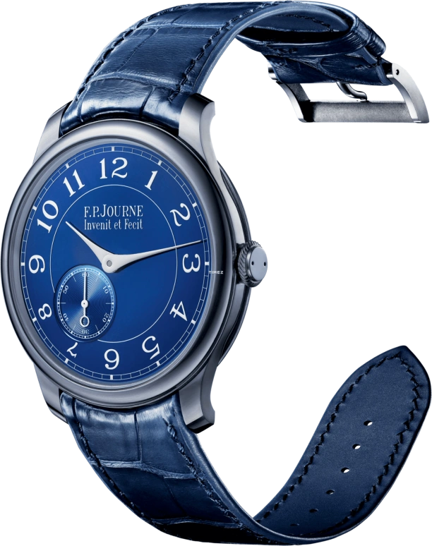 FP Journe,CLASSIQUE 39mm,39mm,Tantalum,Blue,Handwound,Sapphire,Crystal Glass,Round,1304 Co ChronoBleu 2