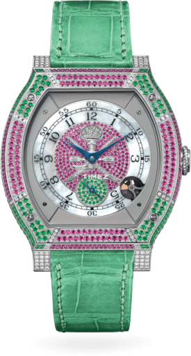 FP Journe ELEGANTE 1210 ELH PT Sertie Cuir Oman