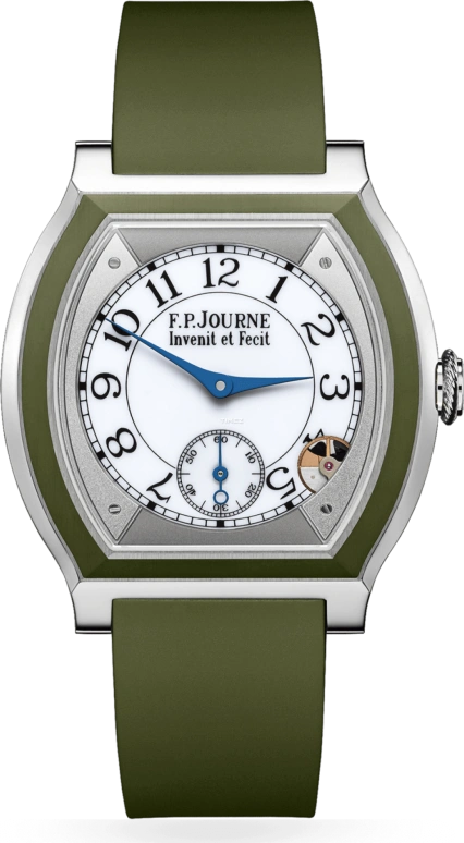 FP Journe,ELEGANTE 40x35mm,40x35mm,Titanium Gold,White,Quartz,Sapphire,Crystal Glass,Tonneau,1210 Elegante Titane Inserts HD 0