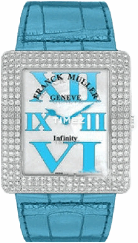Franck Muller,Infinity 35mm,35mm,White Gold,White,Sapphire,Crystal Glass,Setting,Diamonds,3735 QZ D3