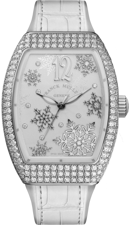 Franck Muller,Snowflakes 32x42.30mm,32x42.30mm,Stainless Steel,Silver,Automatic,42hours,In-house Caliber,V 32 SC AT FO SNOWFLAKE D IND CD BC