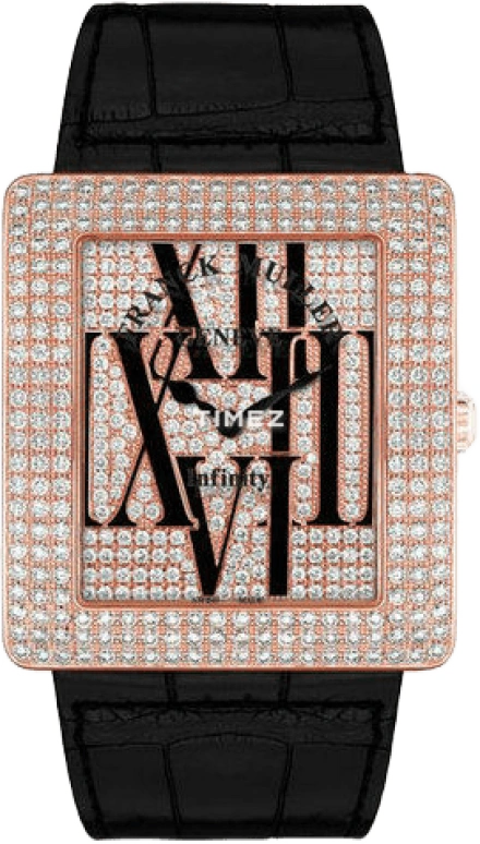 Franck Muller,Infinity 40x44.50mm,40x44.50mm,White Gold,Silver White,Setting,Diamonds,3740 QZ R AL D