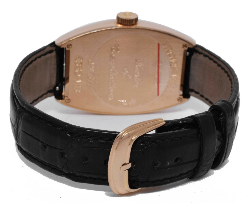 Franck Muller,Master Banker 32x45mm,32x45mm,Rose Gold,Silver,White,Automatic,Day,Dule Time,5850M MB