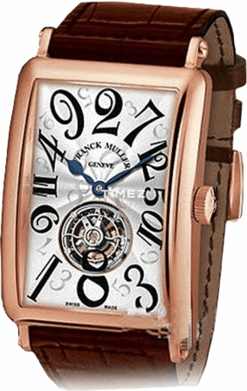 Franck Muller,LONG ISLAND 22.90x29.40mm,22.90x29.40mm,Rose Gold,White,Sapphire,Crystal Glass,1300 T CH 5N