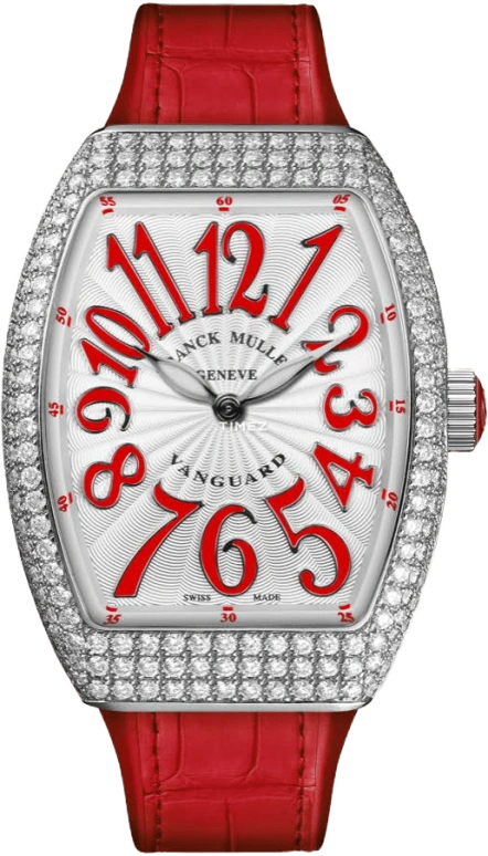 Franck Muller,VANGUARD 32x42.30mm,32x42.30mm,Stainless Steel,Silver,Quartz,In-house Caliber,Sapphire,Crystal Glass,V 32 QZ D RG AC