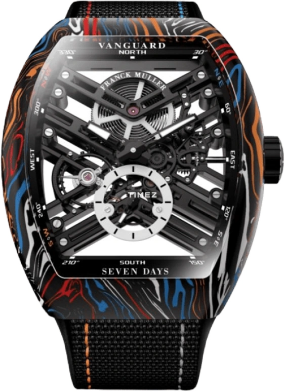 Franck Muller VANGUARD V 41 S6 SQT CARBONE AMS COL DRM