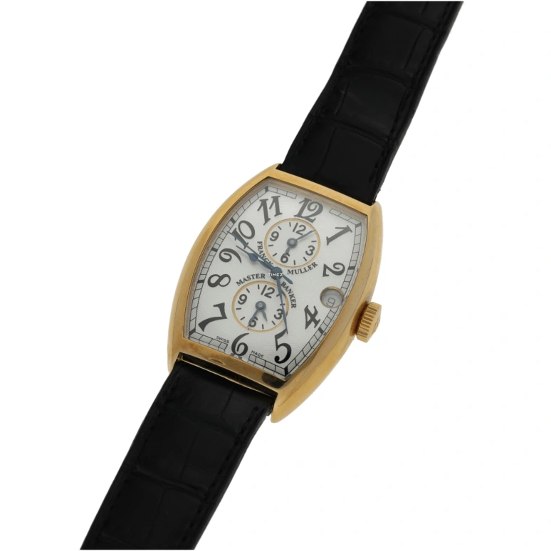 Franck Muller,Master Banker 32x45mm,32x45mm,Rose Gold,Silver,White,Automatic,Day,Dule Time,5850M MB