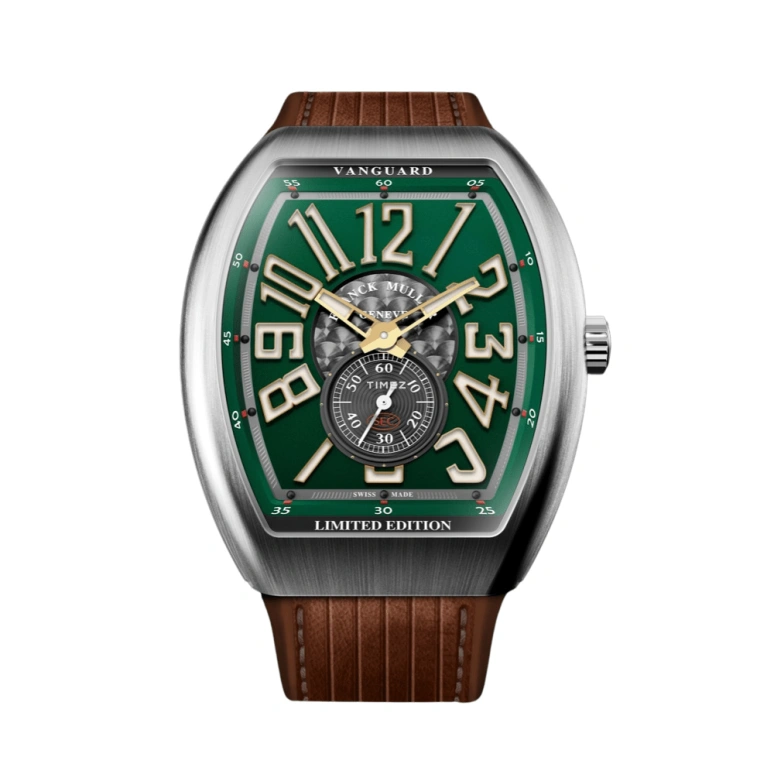 Franck Muller,Colorado Grand 41x51.90mm,41x51.90mm,Titanium,Green,Grey,Automatic,38hours,In-house Caliber,V 41 S S6 AT FO 1000 COLORADO BR VR