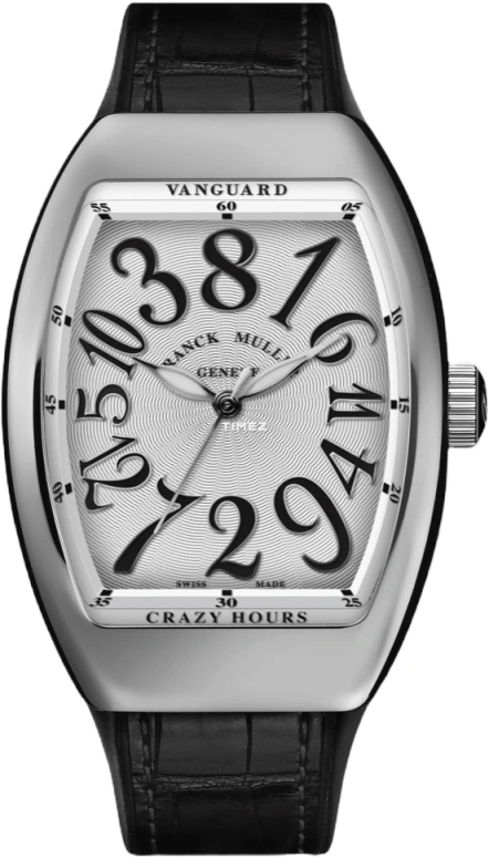 Franck Muller,Crazy Hours 32mm,32mm,Stainless Steel,Silver,Automatic,40hours,In-house Caliber,V 32 CH NR AC