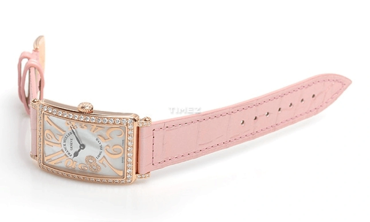 Franck Muller,LONG ISLAND 44x26mm,44x26mm,Rose Gold,White,Quartz,Sapphire,Rectangular,952QZ REL MOP D1R CD8