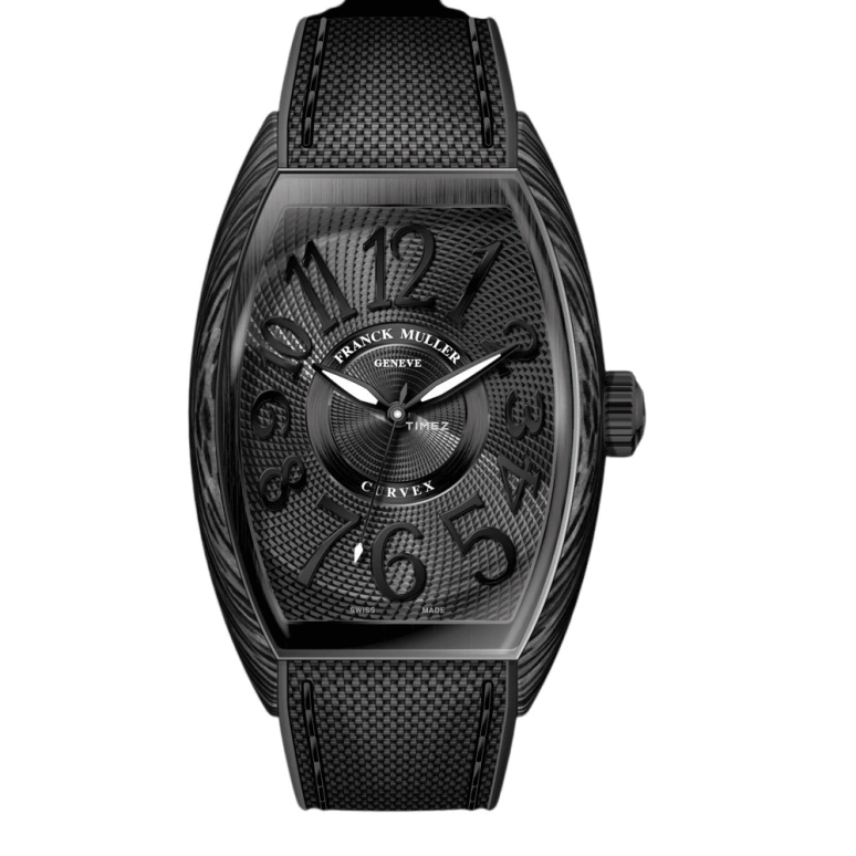 Franck Muller,Curvex CX 40.15x58.70mm,40.15x58.70mm,Forged Carbon,Black,Automatic,42hours,In-house Caliber,CX 40 SC AT CARBONE TTNRBR CARB