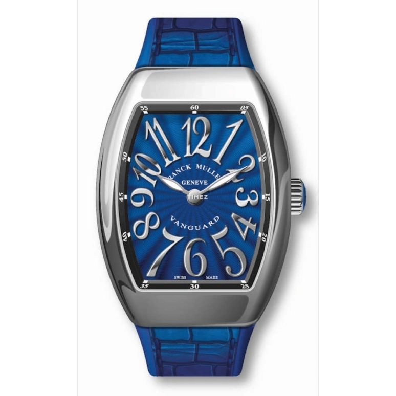Franck Muller,VANGUARD 32x42.30mm,32x42.30mm,Stainless Steel,Blue,Quartz,In-house Caliber,Sapphire,Crystal Glass,V 32 QZ BLUE CONCEPT BU AC