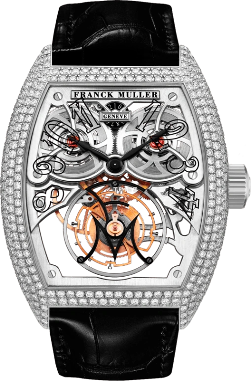 Franck Muller,GRAND COMPLICATIONS 43.70x59.20mm,43.70x59.20mm,Rose Gold,Handwound,240hours,In-house Caliber,8889 T G SQT BR