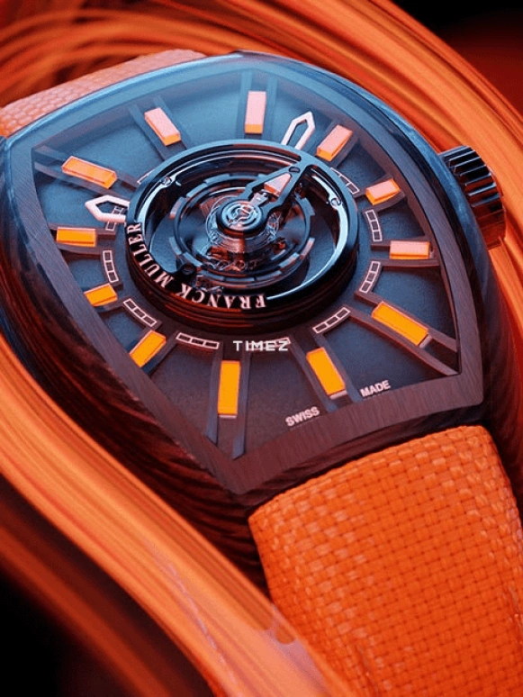 Franck Muller,Other 40mm,40mm,Titanium,Stainless Steel,Grey,Automatic,Tourbillon,Sapphire,Crystal Glass,CX 40 T CTR FLASH AC ACBR