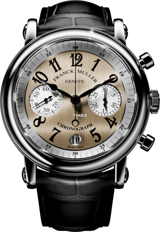 Franck Muller,Racing 42x48mm,42x48mm,Stainless Steel,White,Cream,Automatic,Chronograph,Day,7002 CC DT FO RACE